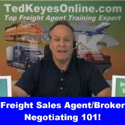 Freight Sales Agent/Broker Negotiating 101!