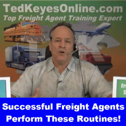 Successful Freight Agents Perform These Routines